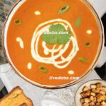 creamy tomato soup, easy soup recipe, healthy soup, homemade soup, Indian recipes, Indian tomato soup, spicy tomato soup, tomato soup recipe, vegan tomato soup