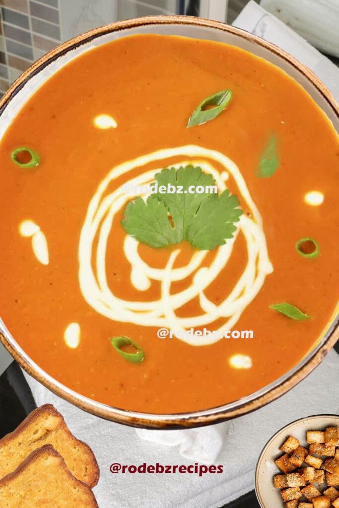 creamy tomato soup, easy soup recipe, healthy soup, homemade soup, Indian recipes, Indian tomato soup, spicy tomato soup, tomato soup recipe, vegan tomato soup